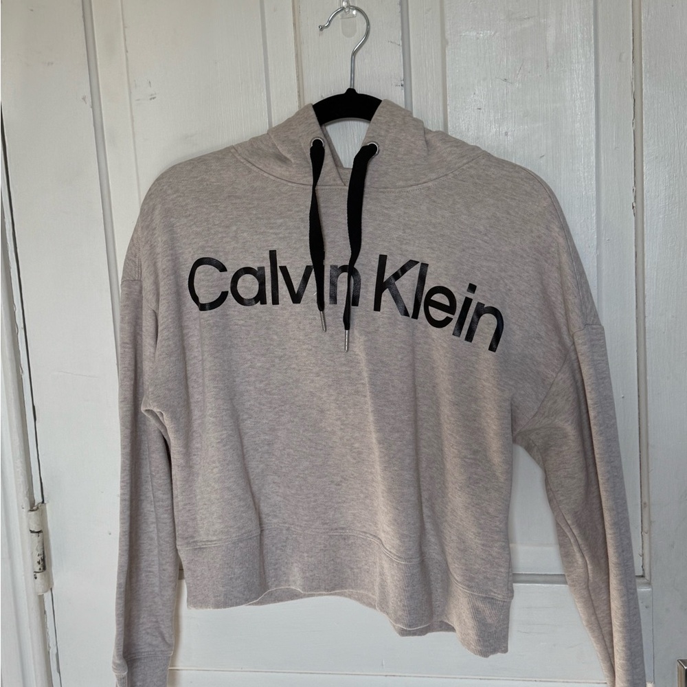 Calvin Klein Performance Light Gray Hoodie
